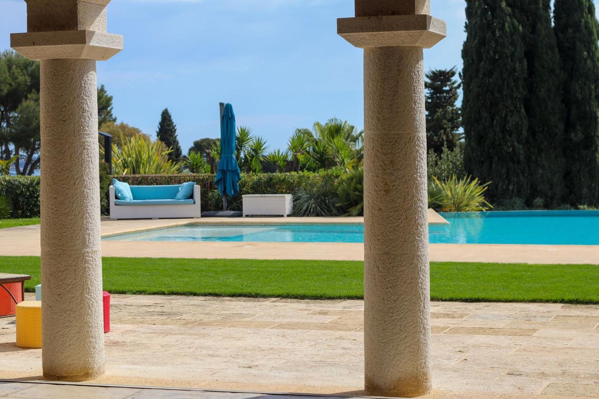 Villa Magnifique Provencal Avec Piscine Et Vue Antibes