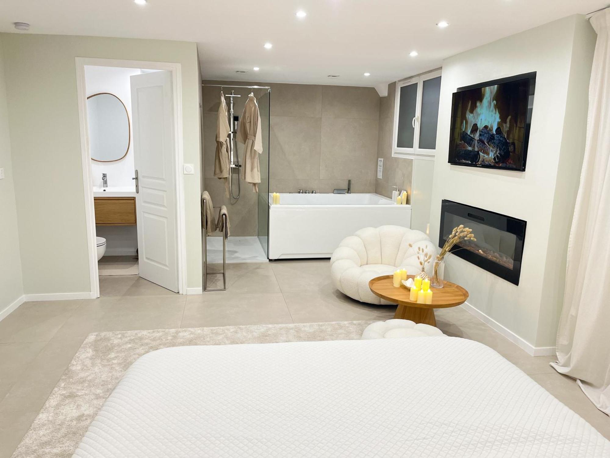 Apartment Romantique Avec Jacuzzi