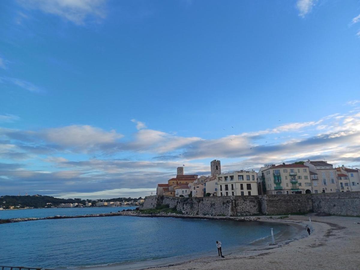 Juan Les Pins Tanit Le Gebal Studio Climatise Vue Sur Mer Piscine Apartment Antibes
