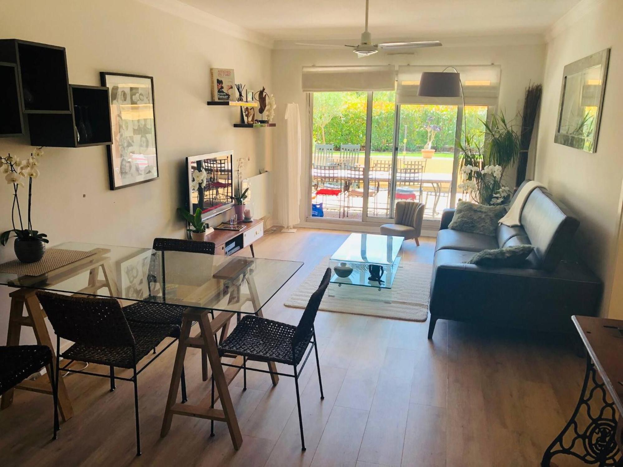 Apartment Antibes, 85 M2, Ground Floor, Large Wood Terrace