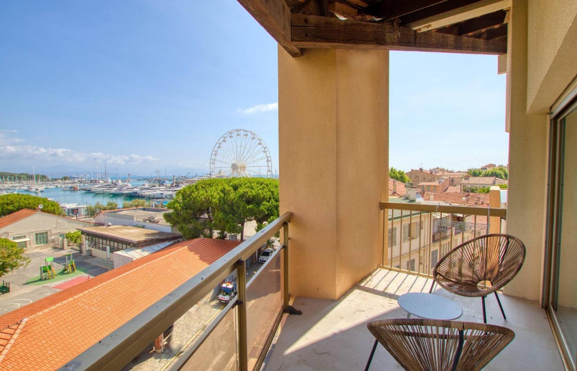 Duplex Vieil 3 Parking Avec Vue Wifi - Limestay Apartment Antibes