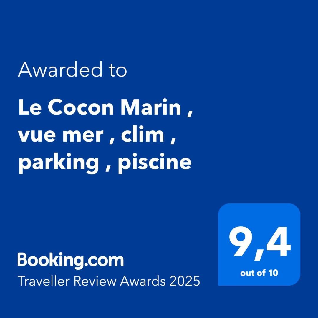 Le Cocon Marin , Vue , Clim , Parking , Piscine * Antibes
